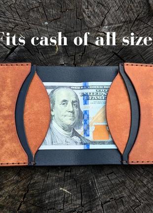 Кошелек картхолдер ручной работы