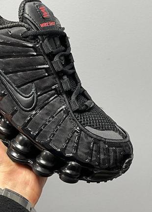 Кроссовки nike shox tl triple black7 фото