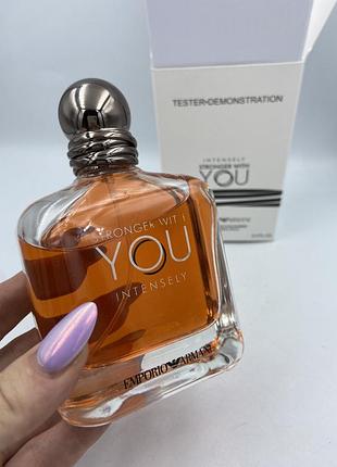 Тестер armani stronger with you intensely парфумована вода 100мл