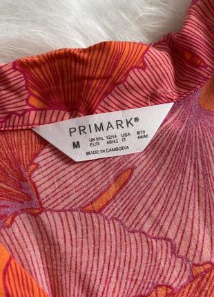 Набор красно розовой пижамы шортами primark размер m3 фото
