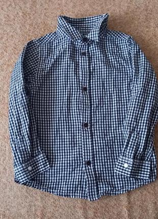 Фирменная рубашка 2-4года