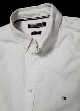 Tommy hilfiger белая рубашка р м2 фото