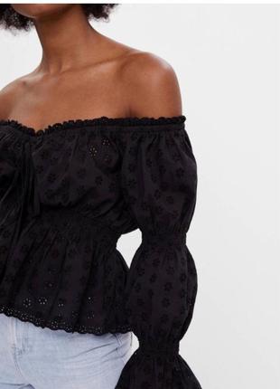 Кофта /топ ажур /рюшка