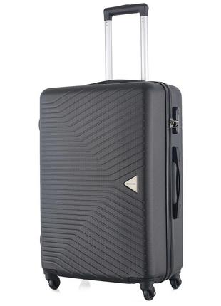 Валіза semi line 24" (m) black (t5690-2)