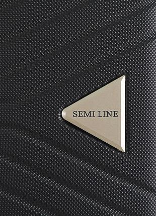 Чемодан дорожный 67 л semi line 24" (m) black чемодан туристический9 фото