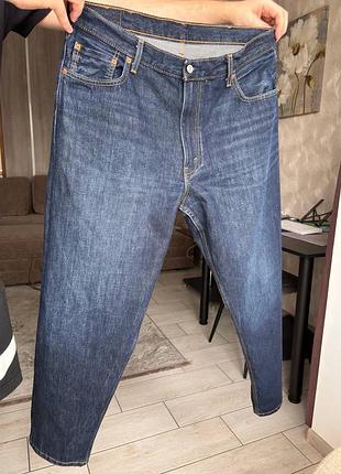 Джинсы мужские синие levi's/levis/levi strauss/мом/момы/бананы