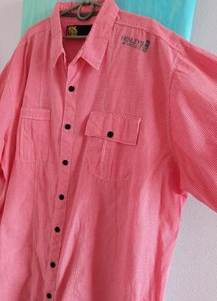 ‼️батал‼️ мужская одежда/ брендовая летняя рубашка в клетку ❤️ 64/66/7xl размер, пог 74 см, коттон3 фото