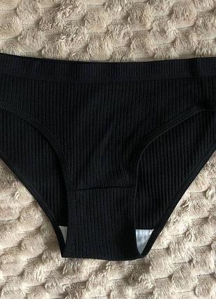 Трусики якісна бавовна рубчик опис м,л