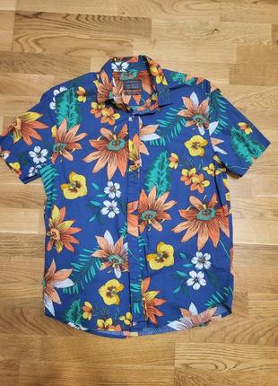 Цветочная хлопковая тенниска