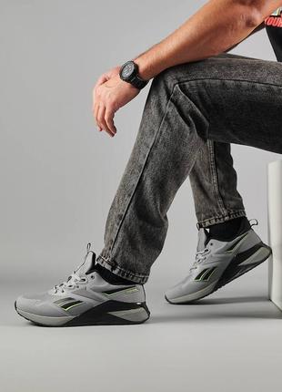 Шикарні стильні чоловічі кросівки "reebok nano x2 fleece"5 фото