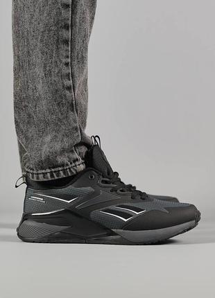 Шикарні стильні чоловічі кросівки "reebok nano x2 fleece"