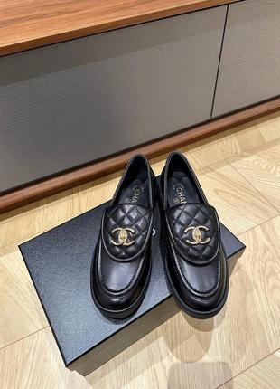Лоферы люкс в стиле chanel
