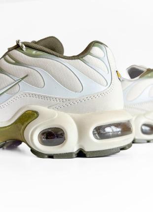 Nike air max plus tn "beige olive"6 фото