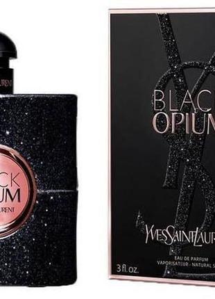 Женская парфюмированная вода black opium от yves saint laurent 90 мл2 фото