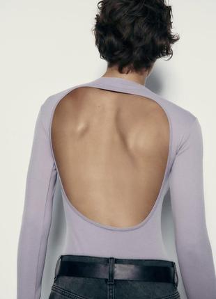 Бесшовный боди zara. женский боди