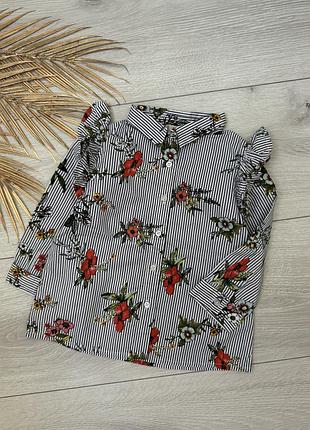 Блуза-рубашка 6-9 месяцев2 фото