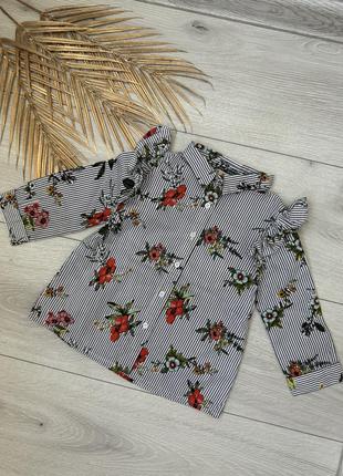 Блуза-рубашка 6-9 месяцев