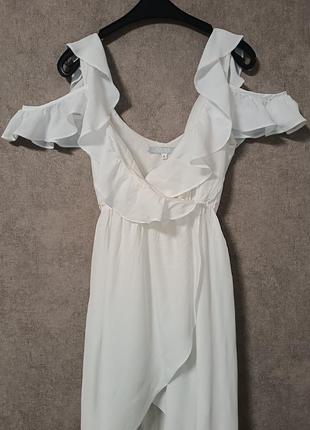 Белоснежное платье на запах manner'a3 фото