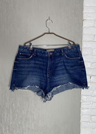 Короткі джинсові шорти великого розміру батал denim co, xxxxl 56-58р