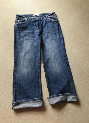 Оригинал! новое состояние! фирменные джинсы на пышную красотку широкие2 фото