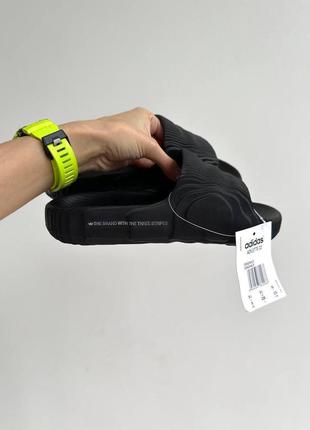Тапки adidas adilette slides black шлепанцы3 фото