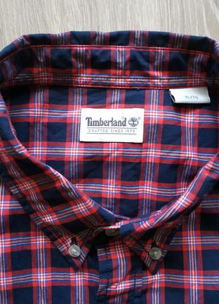 Рубашка timberland 100% cotton, размер xl/tg, новая.4 фото