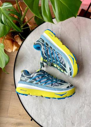 Кроссовки hoka u mafate 3 bringback blue3 фото