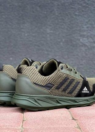 Чоловічі сітчасті, хакі, стильні та якісні кросівки adidas terrex. від 40 до 45 рр. 1068 дмш4 фото