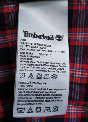 Рубашка timberland 100% cotton, размер xl/tg, новая.9 фото