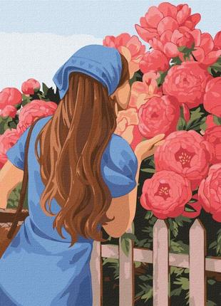 Картина за номерами "ароматні півонії" ©kira corporal ідейка kho4991 40х50 см від egorka