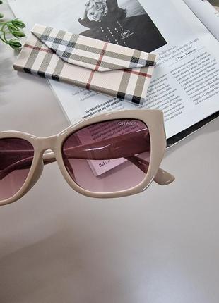 🏷️ окуляри беж з розовим3 фото