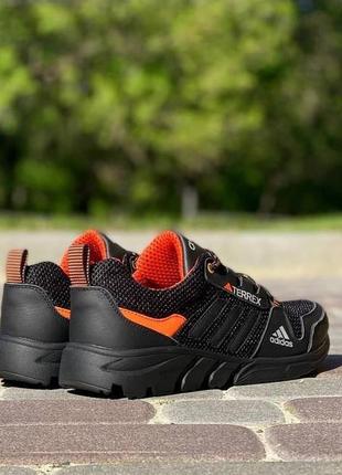 Мужские сетчатые, оранжевые, стильные и качественные кроссовки adidas terrex. от 40 до 45 гг. 1063 д4 фото