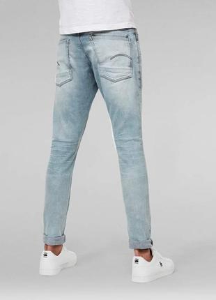 Чоловічі джинси g-star raw сіро-блакитного кольору2 фото