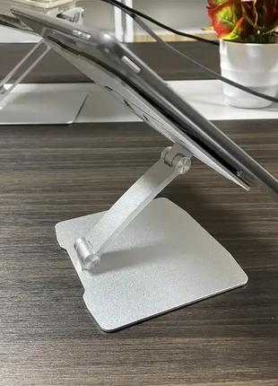 Підставка для планшету vhg d13 складна, tablet stand,silver5 фото