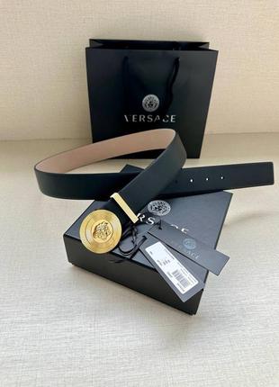 Ремень черный 3,8 см ширина