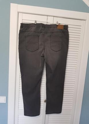 Стрейчевые хлопковые брюки джинсы tu5 фото
