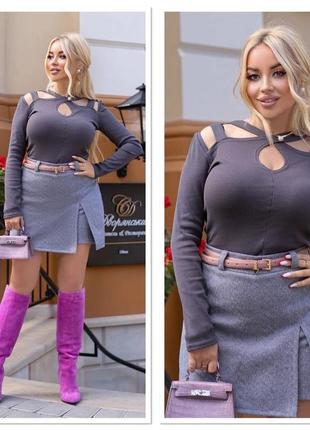 Шорты-юбка 4