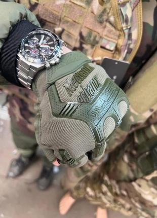 Рукавиця безпала mechanix олива4 фото