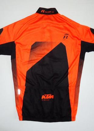 Велофутболка  ktm fl gear italy cycling jersey orange (m)2 фото