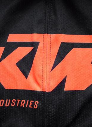 Велофутболка  ktm fl gear italy cycling jersey orange (m)5 фото