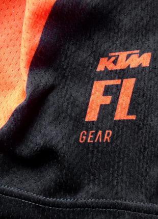 Велофутболка  ktm fl gear italy cycling jersey orange (m)8 фото