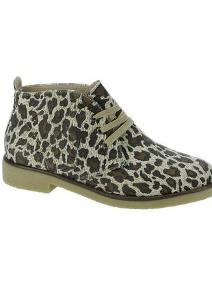 Боти kayla shoes з леопардовим принтом