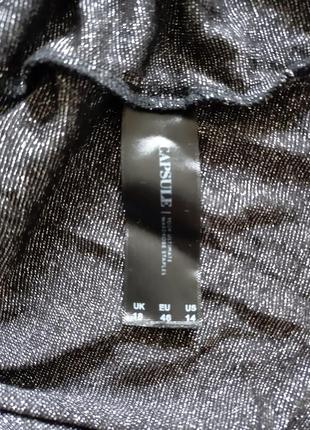 Женская блуза туника футболка с металлической ниткой6 фото