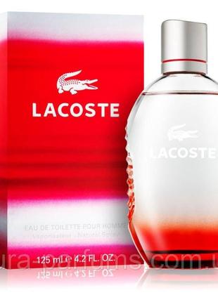 Red lacoste парфюм мужской