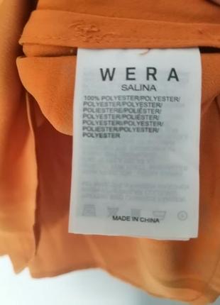 Оверсайз сатинова блуза блузка oversized blouse wera в стилі cos arket5 фото