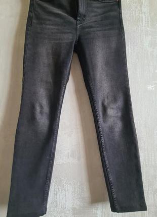 Джинсы очень комфортные прямые mаngo манго женские черные