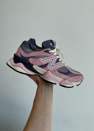Кроссовки new balance 9060 pink/grey/violet