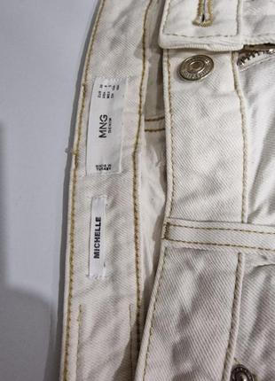 Білі джинси манго3 фото