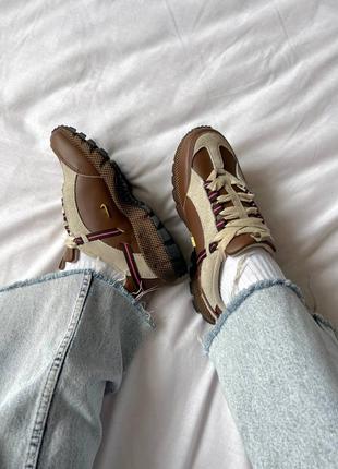 Кроссовки jacquemus x nike air humara 'brown'6 фото