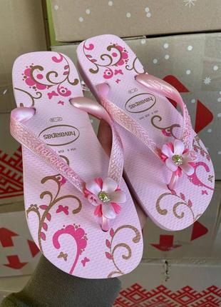 Жіночі тапки шльопанці havaianas rosa